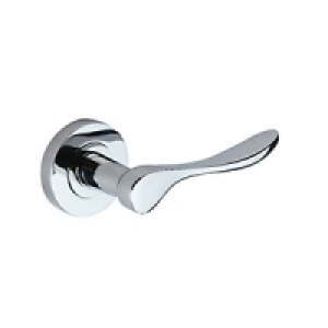 Wickes Elda Round Rose Handle Polished Chrome Finish £12.95