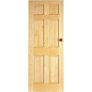 Wickes Durham Internal Fire Door Clear Pine 6 Panel 1981x686 £134.99