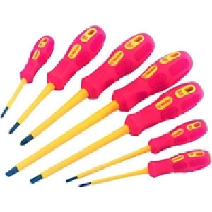 Wickes VDE Insulated Screwdriver Set Pack 7