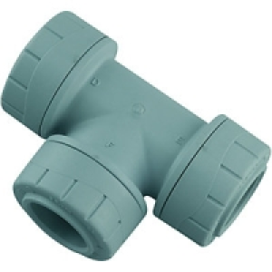Wickes Polyplumb Equal Tee 22mm