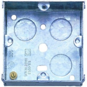 MK Metal Box 1 Gang 46m 877PPK £2.39