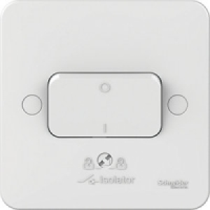 Lisse Three Pole Fan Isolator SW White