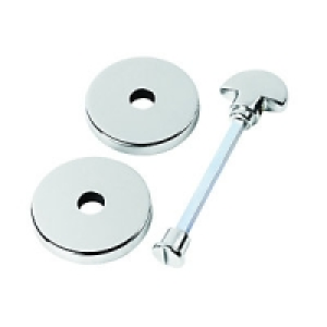 Urfic Escutcheon Bathroom Handle Polished Nickel &pound;6.99