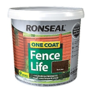 Ronseal One Coat Fencelife Dark Oak 9L £12.99