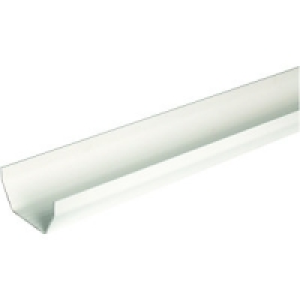 Wickes White Squareline Gutter Length 2000mm £4.49