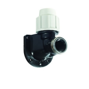 Plasson Compression Wall Plate Elbow 20mmx1/2in £4.99