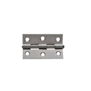 Wickes Loose Pin Butt Hinge Chrome Plated 76mm 2 Pack