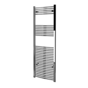 Kudox Towel Radiator 600 x 1800mm Curved Chrome