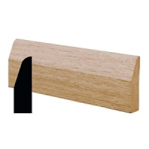Wickes Chamfered Oak Veneer Architrave 15x69x2100mm Sng