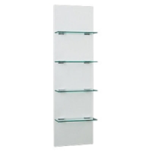 Wickes Vermont Glass Shelving Unit