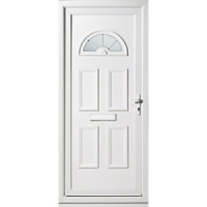 Wickes Carolina Pre-Hung uPVC Front Door Set 2085x920mm Left