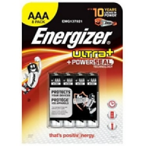 Energizer Ultra Plus Batteries AAA 8 Pack £6.49