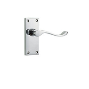 Wickes Monaco Victorian Scroll Latch Handle Chrome Finish £10.79