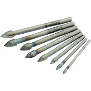 Wickes Glass & Tile Drill Bit Set Pack 8 £14.99