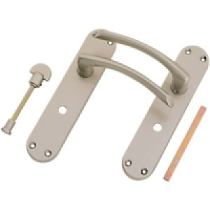 Wickes Dante Bathroom Handle Satin Nickel Finish £17.16