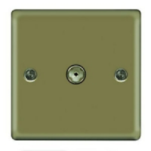 Wickes Coaxial Socket 1 Gang Pearl Raised Plate £10.49