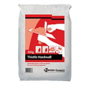 British Gypsum Thistle Hardwall Plaster 25kg £8.99