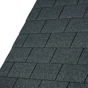 IKO Armourglass Black Square Shingles 3m2 Pack 21 £43.99