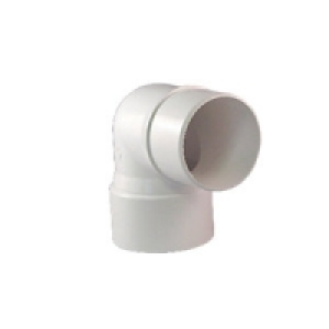 Wickes White Roundline Downpipe 92.5 Deg Bend £2.99