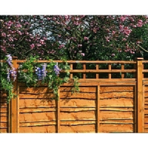 Wickes Fence Top Trellis Square Lattice 1830mmx300mm Autumn  £9.99