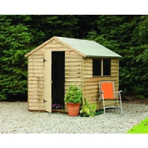 Wickes Overlap Pressure Treated Apex Shed 8x6 £289.99