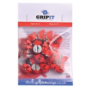 Grip It Type 16-2 Plasterboard Fixing 5.0 x 30mm Pack 25 &pound;14.99
