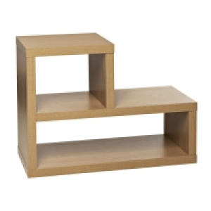 Wilko  Wilko Oslo L Shaped Shelving Unit Oak Effect