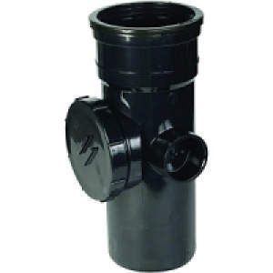 Wickes 110mm Black Soil Access Pipe £13.99