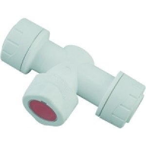 Wickes Polyplumb Shut Off Valve Warm 15mm £6.39