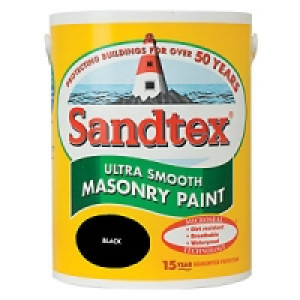 Sandtex Smooth Masonry Black 5L &pound;29.00