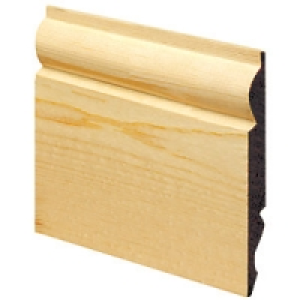 Wickes Dual Purpose Torus/Ogee Pine Skirting 19x219x3600mm P £39.99