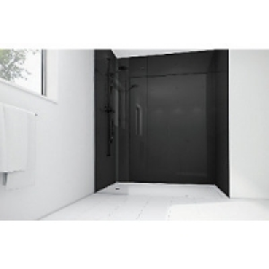 Wickes Black Acrylic 1200 x 900mm 2 Sided Shower Panel Kit £975.00