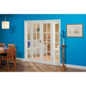 Wickes Newland Internal French Doors with Demi Panel Pine Gl £389.00