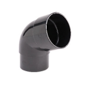 Wickes Black Miniline Downpipe 112.5 Deg Bend £2.49