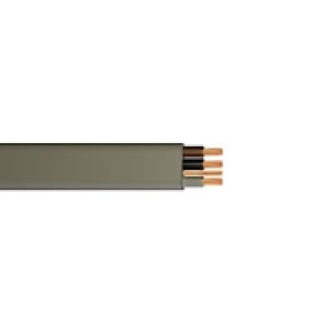 Time 1.0mm2 3 Core & Earth Cable White 6243B 50M