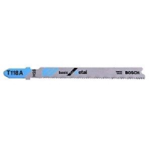 Bosch T118A Metal Jigsaw Blade Pack 5 £5.69