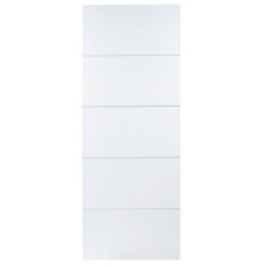 Wickes Halifax Internal Fire Door White Moulded 5 Panel 1981