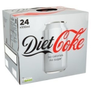 Diet Coke 24 x 330ml Can Pack &pound;5.00