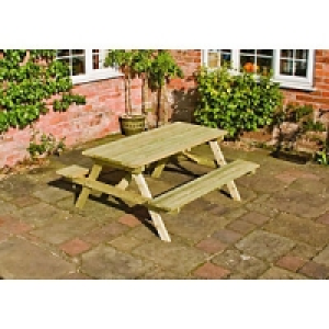 Rowlinson Wooden Picnic Table 1.5x1.5m £99.00