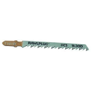 Rawlplug W4C Coarse Cut Jigsaw Blade For Wood Pack 5