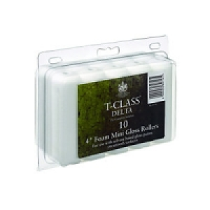 T-Class Delta Mini Rollers Gloss 4in PK10