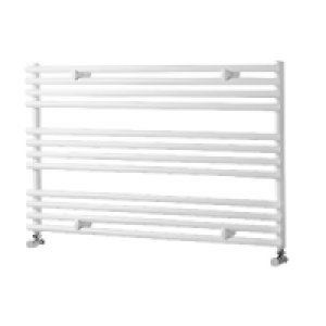 Liquid Round Horizontal White 600x1000mm Radiator