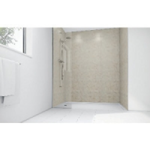 Wickes Sorrento Marble Laminate 1700x900mm 2 sided Shower Pa