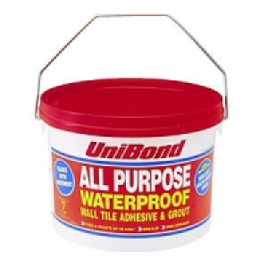 UniBond All Purpose Wall Tile Adhesive & Grout White 5L