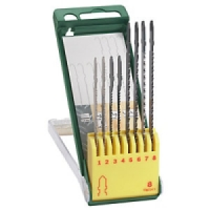 Bosch 8 Piece T-Shank Jigsaw Blades