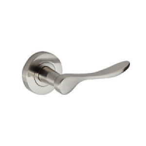 Wickes Elda Round Rose Handle Satin Nickel Finish £12.95