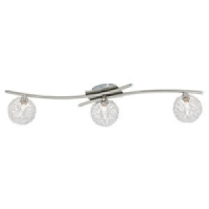 Eglo Pescara Decorative 3 Bar Light Steel £39.99