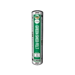 Wickes Green Mineral Shed Felt 10x1m £20.99