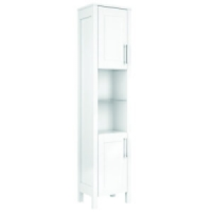 Wickes Frontera Freestanding Tall Bathroom Unit White 410mm £189.00