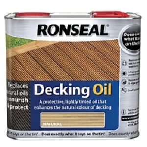 Ronseal Decking Oil Natural 2.5L £27.99